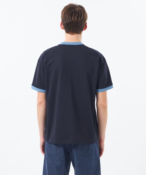 MACKINTOSH PHILOSOPHY(マッキントッシュ フィロソフィー)の「【WEEKENDER】 スピンドルMPロゴリンガーT プレーティング天竺(Tシャツ/カットソー・メンズ・ライトブルー/ホワイト/ネイビー・38/40)」の8枚目の写真