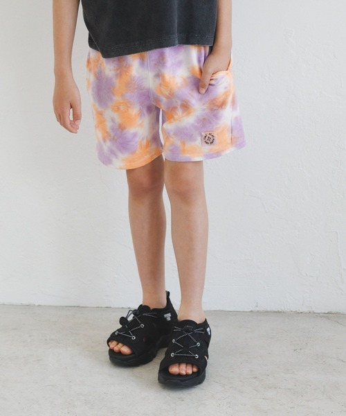 BAYFLOW（ベイフロー）の「[タイダイ柄＆無地 選べる5色展開♪]SUNSETショーツ(KIDS)（その他パンツ・キッズ・ピンク/その他2/その他1/イエロー/ネイビー・150cm/130cm/120cm/110cm/140cm）」の7枚目の写真