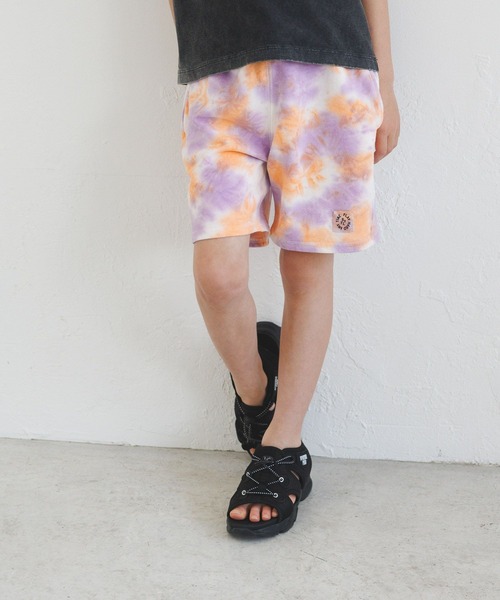 BAYFLOW（ベイフロー）の「[タイダイ柄＆無地 選べる5色展開♪]SUNSETショーツ(KIDS)（その他パンツ・キッズ・ピンク/その他2/その他1/イエロー/ネイビー・150cm/130cm/120cm/110cm/140cm）」の9枚目の写真