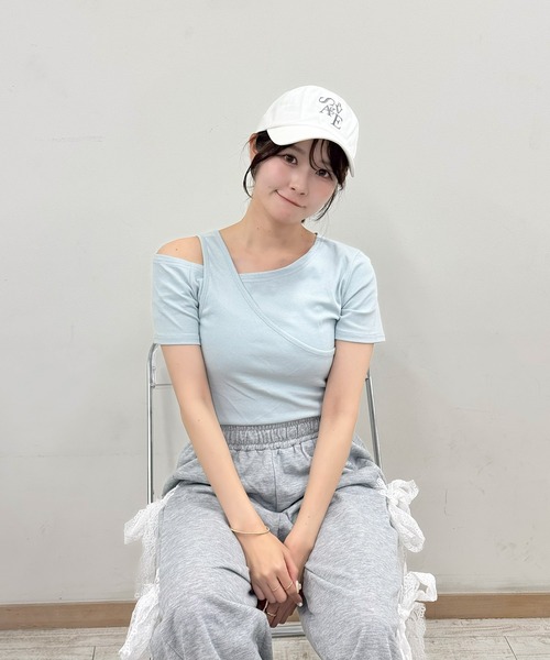 frunco(フランコ)の「レイヤーTシャツ(Tシャツ/カットソー・レディース・ホワイト/ミント/ブラック・FREE)」の15枚目の写真