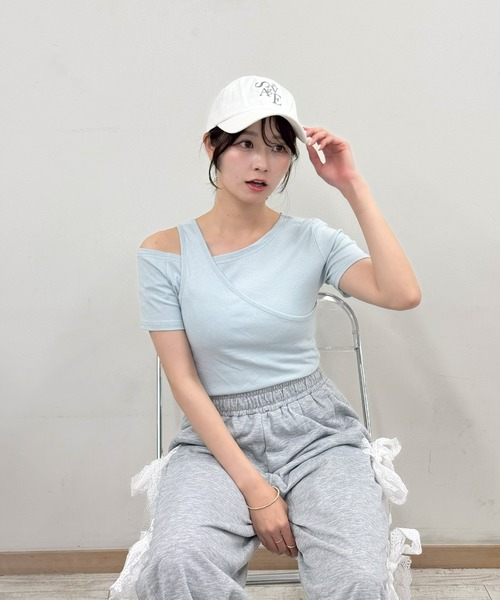 frunco(フランコ)の「レイヤーTシャツ(Tシャツ/カットソー・レディース・ホワイト/ミント/ブラック・FREE)」の16枚目の写真