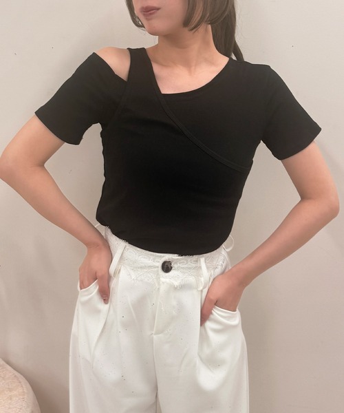 frunco(フランコ)の「レイヤーTシャツ(Tシャツ/カットソー・レディース・ホワイト/ミント/ブラック・FREE)」の17枚目の写真