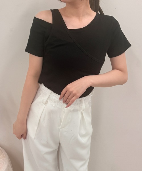 frunco(フランコ)の「レイヤーTシャツ(Tシャツ/カットソー・レディース・ホワイト/ミント/ブラック・FREE)」の18枚目の写真