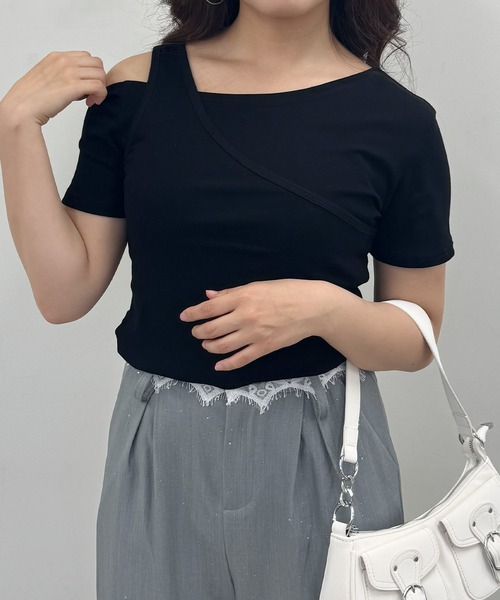 frunco(フランコ)の「レイヤーTシャツ(Tシャツ/カットソー・レディース・ホワイト/ミント/ブラック・FREE)」の22枚目の写真