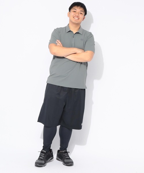 UNDER ARMOUR(アンダーアーマー)の「ゴルフ ポロシャツ 半袖 メンズ 大きいサイズ アイソチル ドライ シャツ UNDER ARMOUR (アンダーアーマー)(ポロシャツ・メンズ・ホワイト/ダークグレー・3XL)」の16枚目の写真
