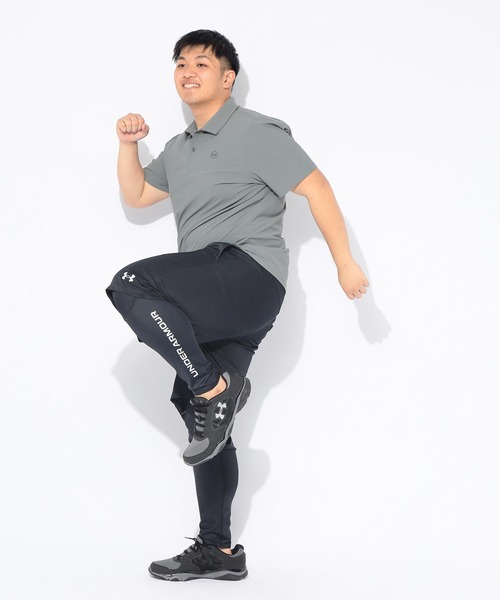 UNDER ARMOUR(アンダーアーマー)の「ゴルフ ポロシャツ 半袖 メンズ 大きいサイズ アイソチル ドライ シャツ UNDER ARMOUR (アンダーアーマー)(ポロシャツ・メンズ・ホワイト/ダークグレー・3XL)」の11枚目の写真