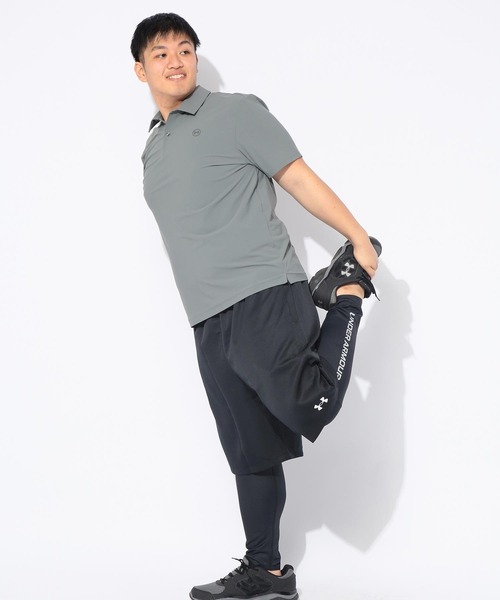 UNDER ARMOUR(アンダーアーマー)の「ゴルフ ポロシャツ 半袖 メンズ 大きいサイズ アイソチル ドライ シャツ UNDER ARMOUR (アンダーアーマー)(ポロシャツ・メンズ・ホワイト/ダークグレー・3XL)」の14枚目の写真