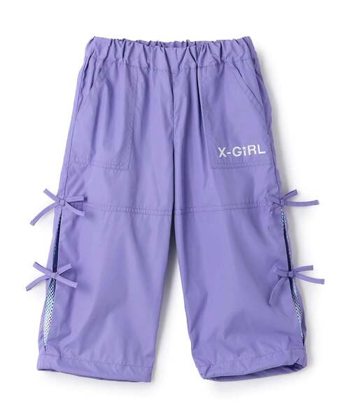 X-girl Stages(エックスガールステージス)の「脇スリットシャカパン(その他パンツ・キッズ・ブラック/パープル・130cm/120cm/140cm/110cm/100cm/90cm)」の11枚目の写真