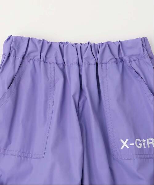 X-girl Stages(エックスガールステージス)の「脇スリットシャカパン(その他パンツ・キッズ・ブラック/パープル・130cm/120cm/140cm/110cm/100cm/90cm)」の13枚目の写真