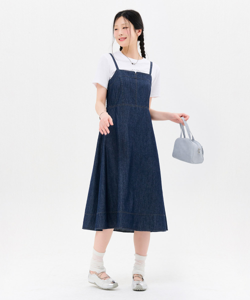 CHASECULT（チェイスカルト）の「レディースデニムビスチェワンピース-FBRG6175C04（ワンピース・レディース・ネイビー・85/90）」の5枚目の写真