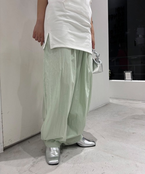 Narcissus(ナルシス)の「【Narcissus】サマーモロッコパンツ カーブ シルエット(その他パンツ・レディース・ブラック/ライトグリーン・FREE)」の21枚目の写真