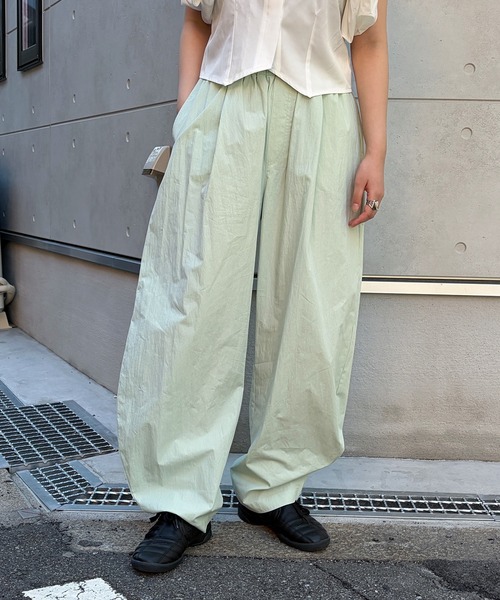 Narcissus(ナルシス)の「【Narcissus】サマーモロッコパンツ カーブ シルエット(その他パンツ・レディース・ブラック/ライトグリーン・FREE)」の19枚目の写真