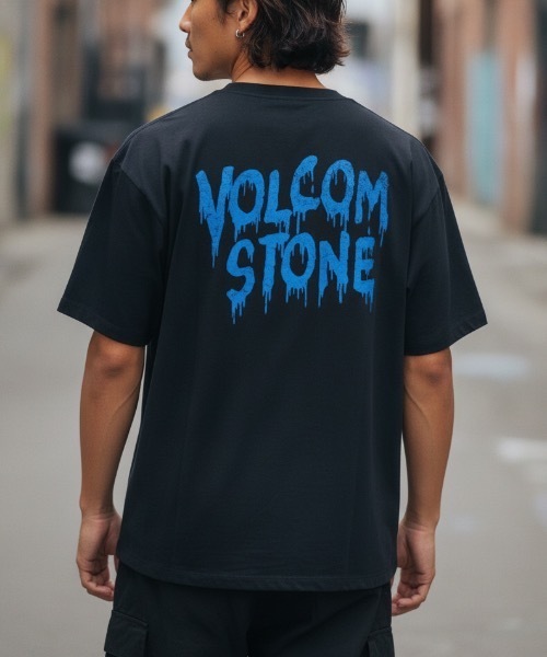 VOLCOM(ボルコム)の「VOLCOM メンズ BURNING SURF SS TEE サーフTシャツ 【2026年春夏モデル】(Tシャツ/カットソー・メンズ・ブラック/オリーブ/ホワイト・MEDIUM/X-LARGE/SMALL/LARGE)」の2枚目の写真