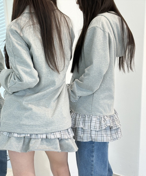 chancechance（チャンスチャンス）の「LAYERED RUFFLE SKIRT(GRAY)（スカート・レディース・その他・FREE）」の8枚目の写真