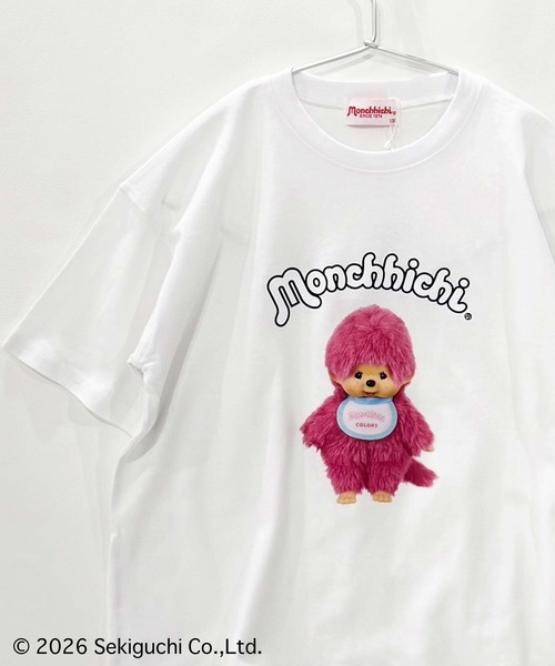 モンチッチ 転写プリントオーバーサイズ半袖Tシャツ（Tシャツ