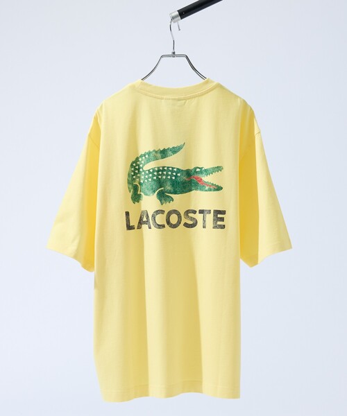 LACOSTE(ラコステ)の「【LACOSTE / ラコステ】 VINTAGE LOGO TEE / ビンテージロゴTシャツ / 半袖Tシャツ / ユニセックス(Tシャツ/カットソー・メンズ・ホワイト/イエロー/ブラック・M/L)」の3枚目の写真