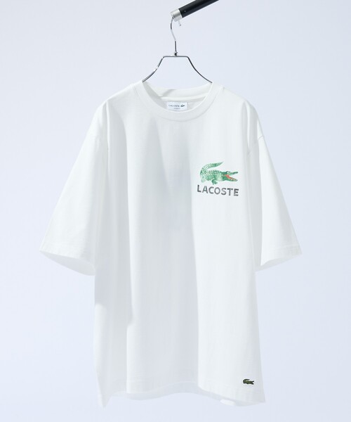 LACOSTE(ラコステ)の「【LACOSTE / ラコステ】 VINTAGE LOGO TEE / ビンテージロゴTシャツ / 半袖Tシャツ / ユニセックス(Tシャツ/カットソー・メンズ・ホワイト/イエロー/ブラック・M/L)」の4枚目の写真