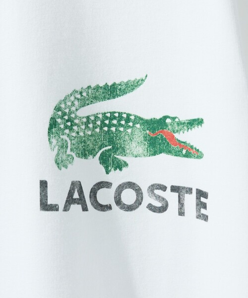 LACOSTE(ラコステ)の「【LACOSTE / ラコステ】 VINTAGE LOGO TEE / ビンテージロゴTシャツ / 半袖Tシャツ / ユニセックス(Tシャツ/カットソー・メンズ・ホワイト/イエロー/ブラック・M/L)」の8枚目の写真