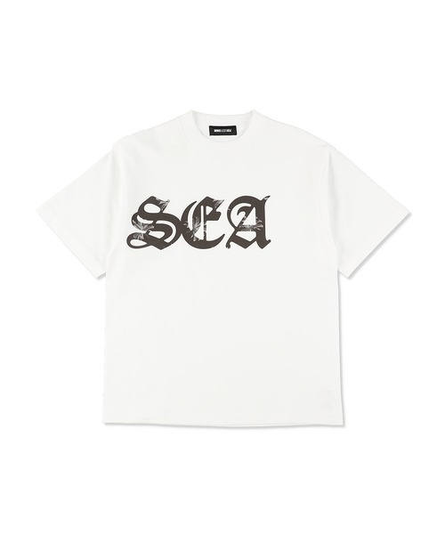 WIND AND SEA(ウィンダンシー)の「Palm Tree Old English Logo S/S Tee(Tシャツ/カットソー・メンズ・ブラック/ホワイト・LARGE/X-LARGE/SMALL)」の2枚目の写真