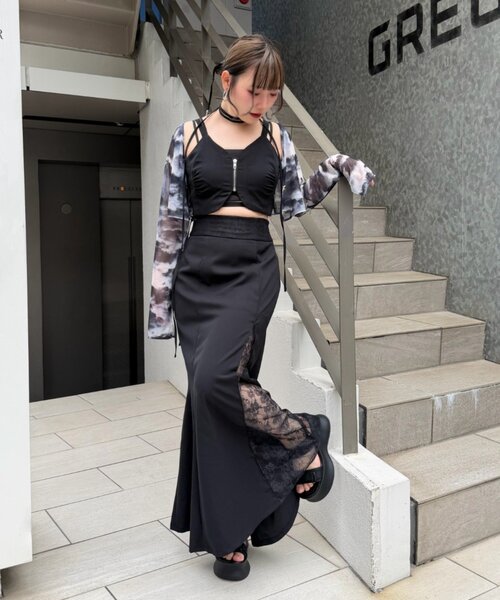 Mavie..7】SETビスチェ+マーメイドスカート（ワンピース）｜Mavie..7