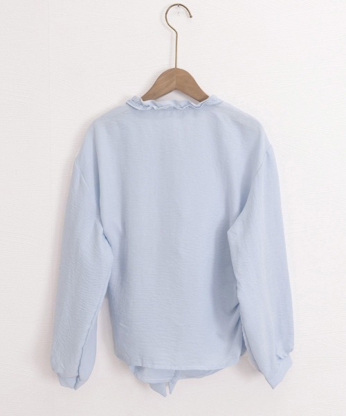 Miniministore(ミニミニストア)の「ギンガムチェックブラウス ウエストリボン(シャツ/ブラウス・レディース・チェック/ライトブルー・M/L)」の15枚目の写真