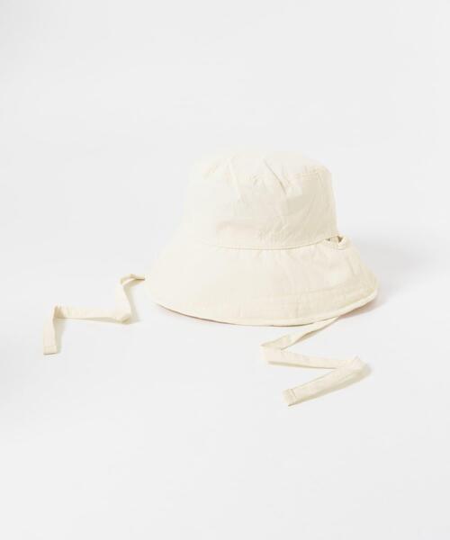 KBF（ケイビーエフ）の「ステッチデザインバケットHAT（ハット・レディース・ブラック/アイボリー・ONE）」の6枚目の写真