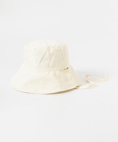 KBF（ケイビーエフ）の「ステッチデザインバケットHAT（ハット・レディース・ブラック/アイボリー・ONE）」の7枚目の写真