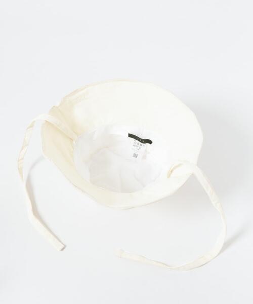 KBF（ケイビーエフ）の「ステッチデザインバケットHAT（ハット・レディース・ブラック/アイボリー・ONE）」の8枚目の写真