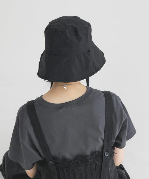 KBF（ケイビーエフ）の「ステッチデザインバケットHAT（ハット・レディース・ブラック/アイボリー・ONE）」の14枚目の写真