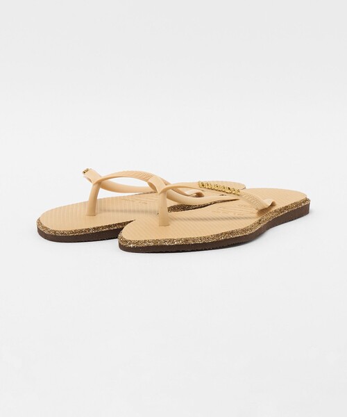 havaianas(ハワイアナス)の「<Havaianas> slim/p glitter(サンダル・レディース・ブラック/モカ・22cm/23cm/24.5cm)」の6枚目の写真