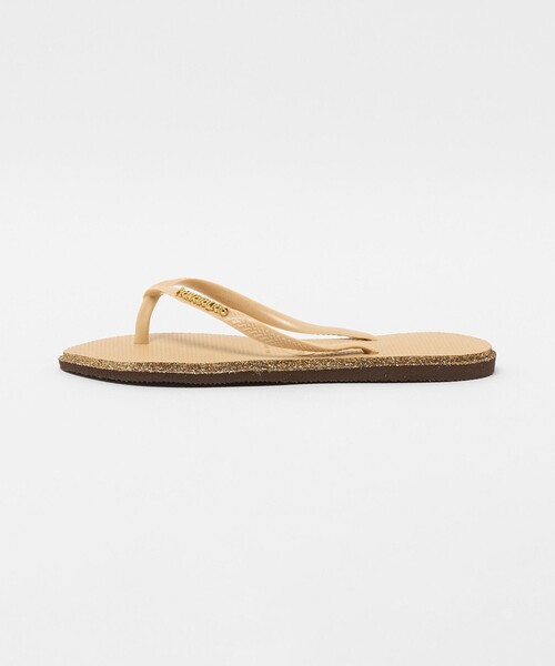 havaianas(ハワイアナス)の「<Havaianas> slim/p glitter(サンダル・レディース・ブラック/モカ・22cm/23cm/24.5cm)」の7枚目の写真