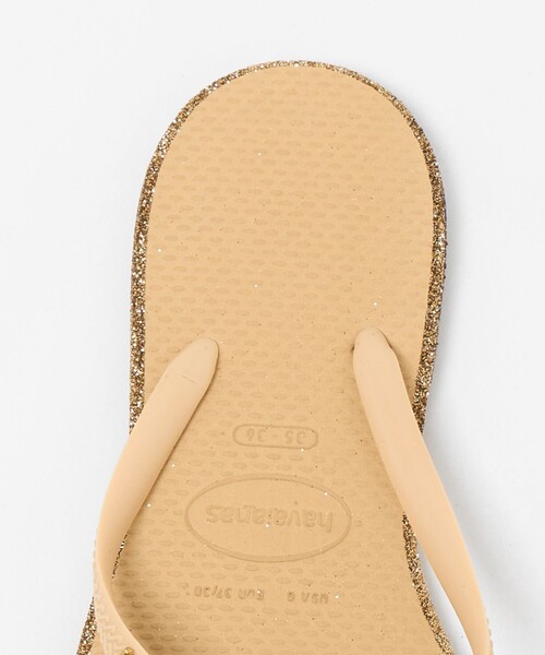 havaianas(ハワイアナス)の「<Havaianas> slim/p glitter(サンダル・レディース・ブラック/モカ・22cm/23cm/24.5cm)」の11枚目の写真