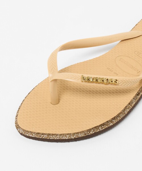havaianas(ハワイアナス)の「<Havaianas> slim/p glitter(サンダル・レディース・ブラック/モカ・22cm/23cm/24.5cm)」の12枚目の写真