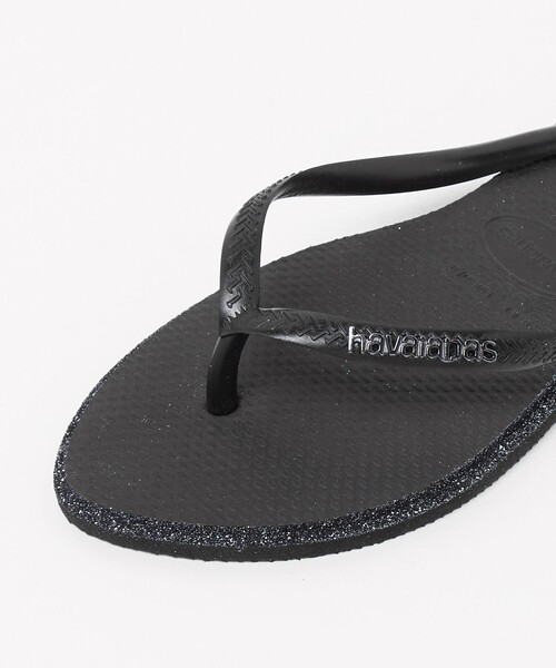 havaianas(ハワイアナス)の「<Havaianas> slim/p glitter(サンダル・レディース・ブラック/モカ・22cm/23cm/24.5cm)」の15枚目の写真