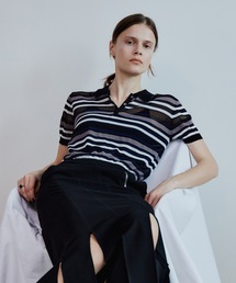MAISON SPECIAL ストライプ ポロシャツ 長袖 MAISON SPECIAL｜メゾン スペシャルのポロシャツ通販 - ZOZOTOWN
