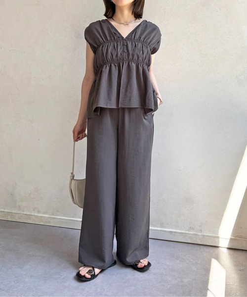 CHLOE V NECK ROMPERS（つなぎ/オールインワン）｜Ameri（アメリ）の