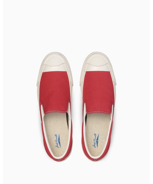JACK PURCELL(ジャックパーセル)の「JACK PURCELL CL SLIP-ON / ジャックパーセル CL スリップオン(スニーカー・メンズ・レッド・4/8/9/8.5/9.5/10.5/11.5/6.5/5/7/7.5/5.5/4.5)」の5枚目の写真
