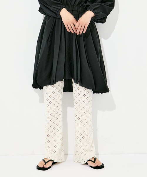 パンツ FRILL PANTS CUTWORK RHODOLIRION RhodolirioN/ロドリリオン]Frill Pant - Cutwork（スウェットパンツ