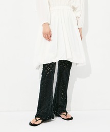 RhodolirioN（ロドリリオン）の「[RhodolirioN/ロドリリオン]Frill Pant - Cutwork（スウェットパンツ）」