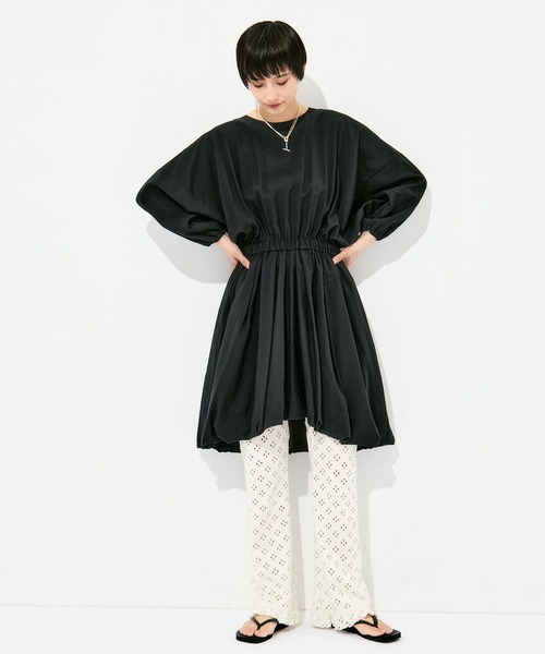 RhodolirioN/ロドリリオン]Frill Pant - Cutwork（スウェットパンツ