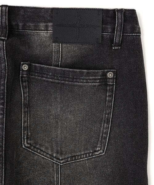 NOT4NERD（ノットフォーナード）の「NOT4NERD/ノットフォーナード/Warped Seam Flare Fit Denim Pants（デニムパンツ・メンズ・ブラック/ブルー・M/XL/L）」の8枚目の写真