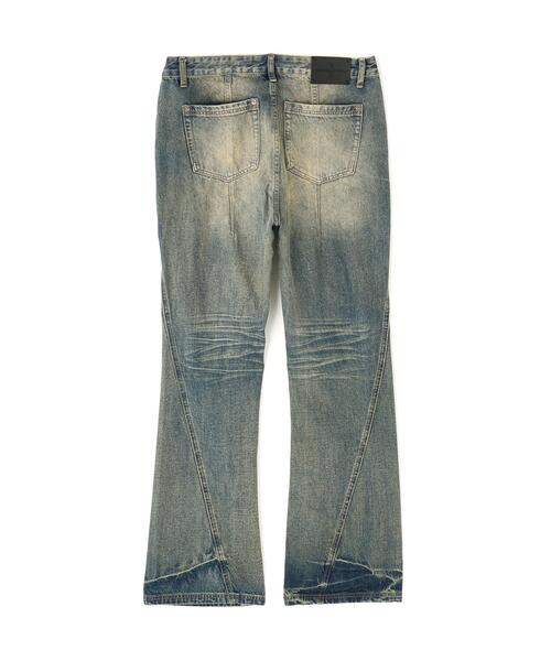 NOT4NERD（ノットフォーナード）の「NOT4NERD/ノットフォーナード/Warped Seam Flare Fit Denim Pants（デニムパンツ・メンズ・ブラック/ブルー・M/XL/L）」の12枚目の写真