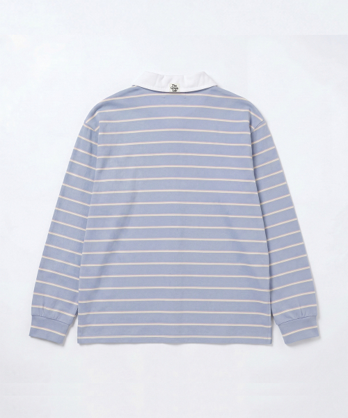 THE GREEN LAB（ザグリーンラボ）の「ピンストライプラグビーTシャツ[ライトブルー]（スウェット・レディース・その他・FREE）」の18枚目の写真