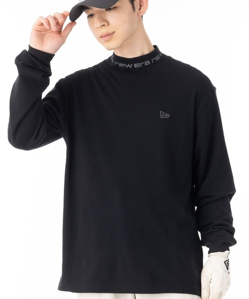 NEW ERA(ニューエラ)の「ニューエラゴルフ 長袖ハイネックウォームTシャツ ロンT 保温(ポロシャツ・メンズ・ネイビー/グレー/ブラック/ホワイト・XXL/L/M/S/XL)」の1枚目の写真