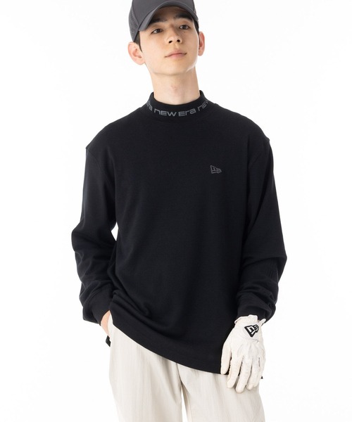 NEW ERA(ニューエラ)の「ニューエラゴルフ 長袖ハイネックウォームTシャツ ロンT 保温(ポロシャツ・メンズ・ネイビー/グレー/ブラック/ホワイト・XXL/L/M/S/XL)」の5枚目の写真