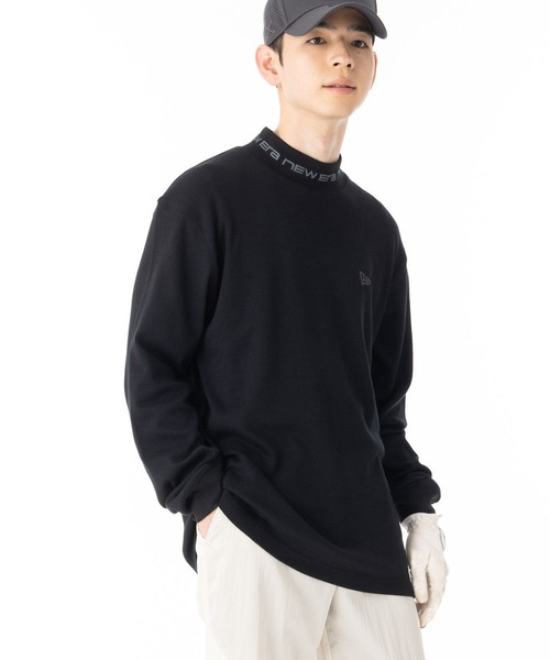 NEW ERA(ニューエラ)の「ニューエラゴルフ 長袖ハイネックウォームTシャツ ロンT 保温(ポロシャツ・メンズ・ネイビー/グレー/ブラック/ホワイト・XXL/L/M/S/XL)」の6枚目の写真
