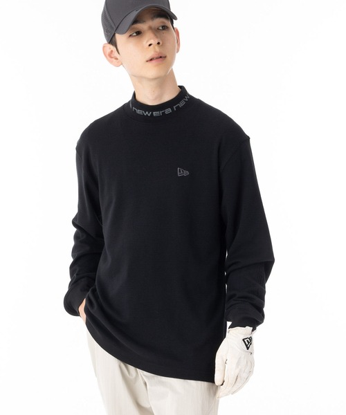 NEW ERA(ニューエラ)の「ニューエラゴルフ 長袖ハイネックウォームTシャツ ロンT 保温(ポロシャツ・メンズ・ネイビー/グレー/ブラック/ホワイト・XXL/L/M/S/XL)」の8枚目の写真