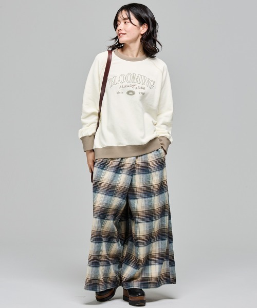 KRIFF MAYER Lady's Collection(クリフメイヤーレディースコレクション)の「ざっくり裏毛クルー(スウェット・レディース・カラフル/グレー/ブラウン/ナチュラル/チャコール・MEDIUM/LARGE)」の7枚目の写真