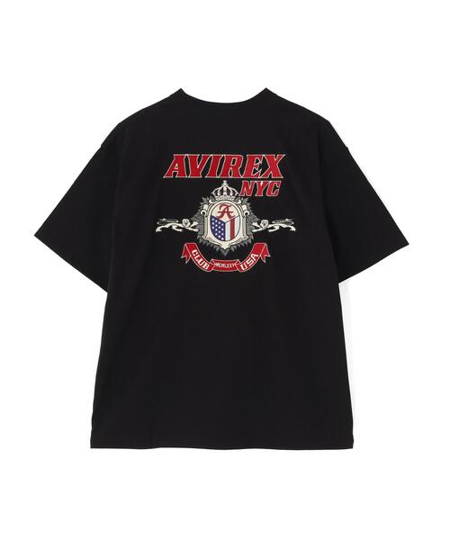AVIREX(アヴィレックス)の「《WEB&DEPOT限定》ARCHIVE T-SHIRT / アーカイブ 半袖Tシャツ / AVIREX / アヴィレックス(Tシャツ/カットソー・メンズ・ブラック/ピンク/ホワイト/ダークグリーン系・2XL/F/M/XL/L)」の5枚目の写真