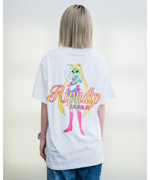 RIPNDIP(リップンディップ)の「SAILOR NERM TEE(WHITE)(Tシャツ/カットソー・メンズ・ホワイト・LARGE/X-LARGE/XX-LARGE/SMALL/MEDIUM)」の3枚目の写真